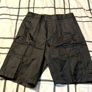 Staple Nylon black shorts